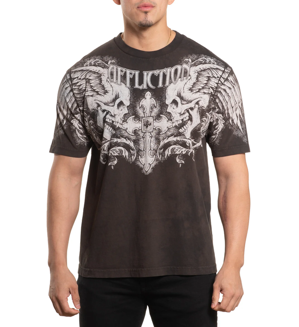 Affliction Men's T-shirt Winged Up