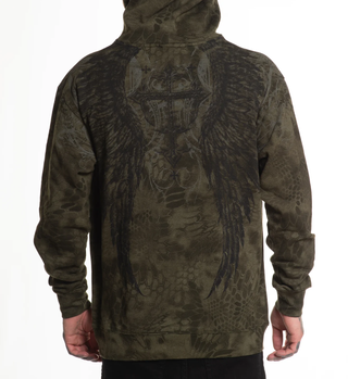 Affliction Men’s Pullover Hoodie Death Eyes