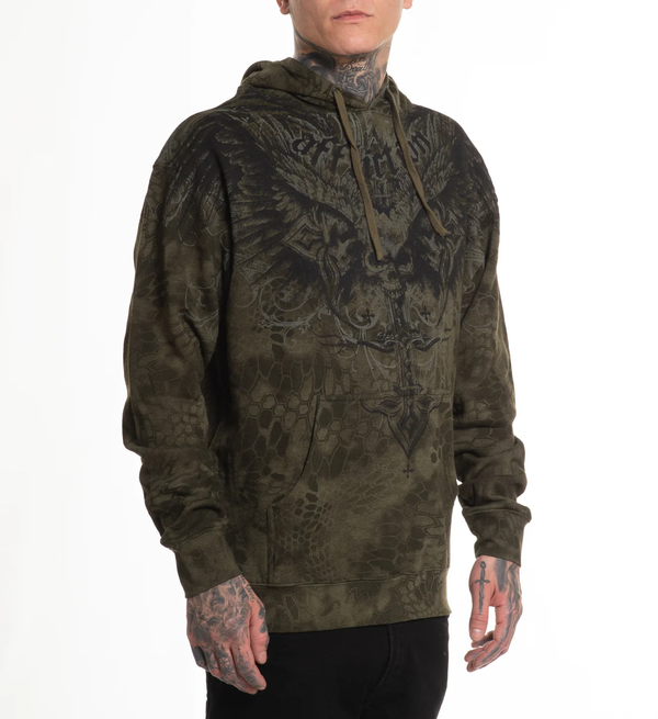 Affliction Men’s Pullover Hoodie Death Eyes