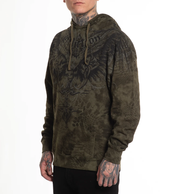 Affliction Men’s Pullover Hoodie Death Eyes