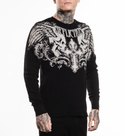 Affliction Men's Thermal Long Sleeve Shirt Winged Up