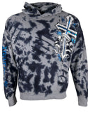Xtreme Couture By Affliction Unisex Oversized Boxy Pullover Hoodie Judgement Night