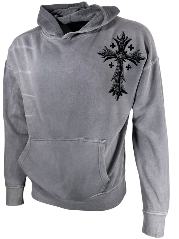 Xtreme Couture By Affliction Unisex Oversized Boxy Pullover Hoodie Uprising