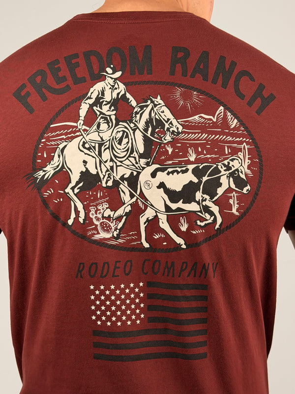 Freedom Ranch Men's T-shirt Trademark