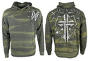 Xtreme Couture By Affliction Unisex Oversized Boxy Pullover Hoodie Saracen