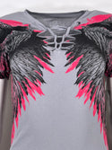 Rebel Saint By Affliction Women's T-shirt Soaring Angel  **
