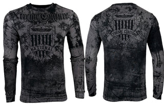 Xtreme Couture By Affliction Men's Long Sleeve T-shirt Lethal Moves