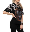 Affliction Women's T-shirt Ac Chrome Lord
