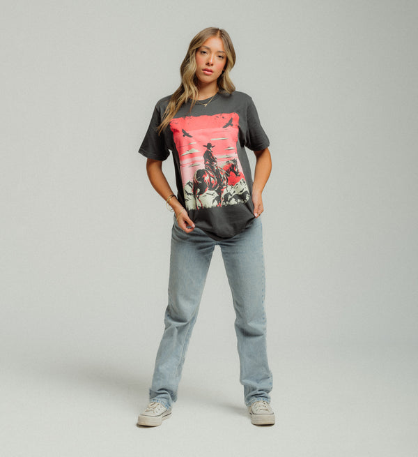American Highway Women's T-shirt Cowboy Country   ^^^
