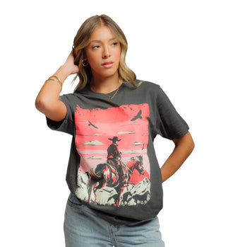 American Highway Women's T-shirt Cowboy Country   ^^^