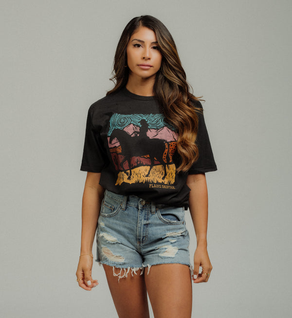 American Highway Women's T-shirt Plains Drifter   ^^^