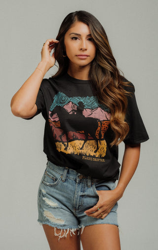 American Highway Women's T-shirt Plains Drifter   ^^^