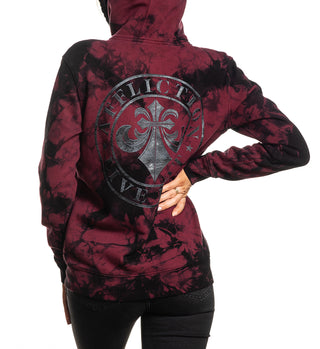 Affliction Women's Zip Up Hoodie Divio