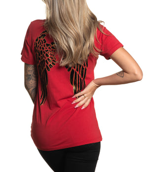 Affliction Women's T-shirt Praise Wings