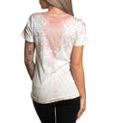 Affliction Women's T-shirt Rose Vine