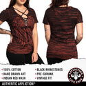 Affliction Women's T-shirt Scared Hope Wings