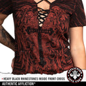 Affliction Women's T-shirt Scared Hope Wings