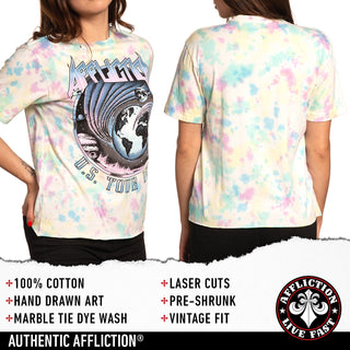 Affliction Women's T-shirt Space Rock