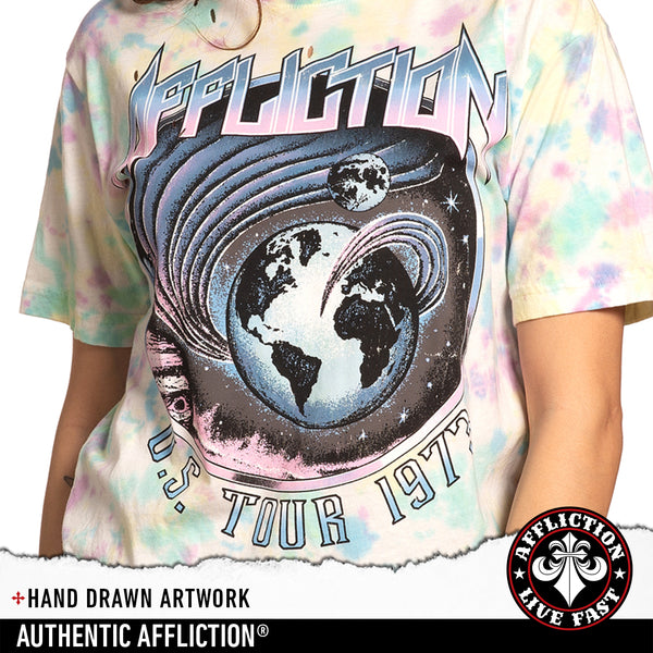 Affliction Women's T-shirt Space Rock