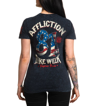 Affliction Women's T-Shirt Daytona 81