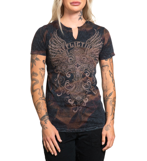 Affliction Woman's' T-shirt Chemawa Heights