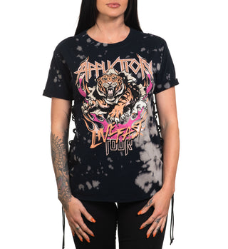 Affliction Women's T-shirt TIGER TOUR