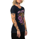 Affliction Women's T-shirt Savage Rose Tour