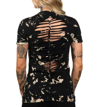 Affliction Women's T-shirt Wing Blossom