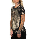 Affliction Women's T-shirt Wing Blossom