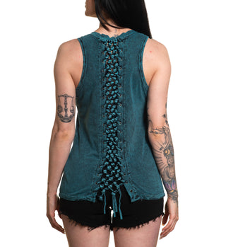 Affliction Women's T-shirt Death Spade Chrome