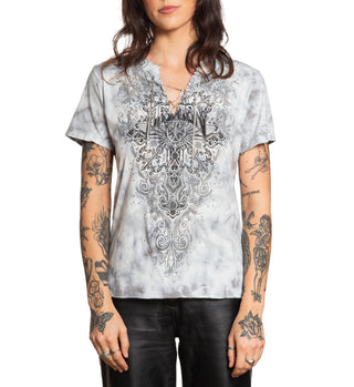 Affliction Women's T-Shirt Newport Road