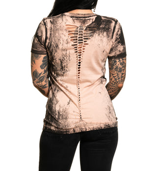 Affliction Women's T-Shirt Pinecrest