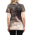 Affliction Women's T-shirt Ac Wheel Wing      ++*