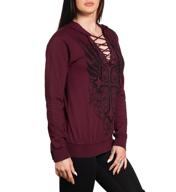 Affliction Women's Pullover Free     ++*