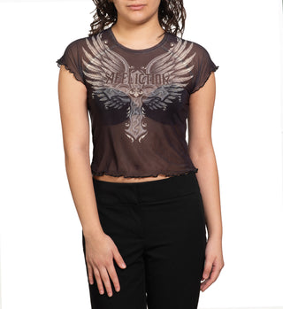 Affliction Women's T-Shirt LOKI
