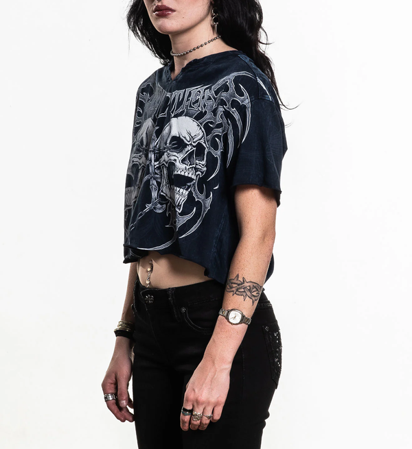 Affliction Women's T-shirt Shred Fest