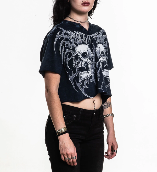 Affliction Women's T-shirt Shred Fest