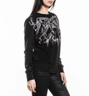 Affliction Women's Long Sleeve Shirt Crows