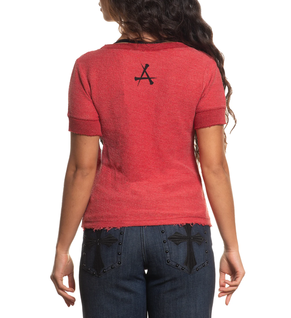 Affliction Women's T-shirt Forgotten