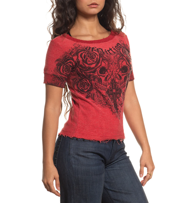 Affliction Women's T-shirt Forgotten