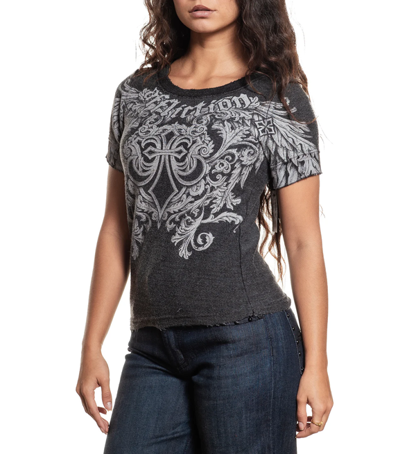 Affliction Women's T-shirt Step of Faith