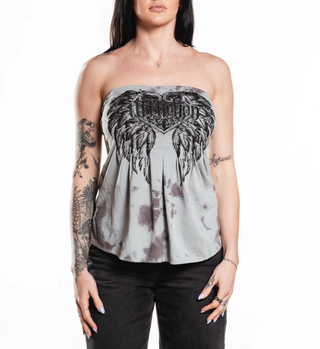Affliction Women's Tanks/Top T-shirt Betty Jane
