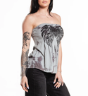 Affliction Women's Tanks/Top T-shirt Betty Jane