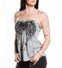 Affliction Women's Tanks/Top T-shirt Betty Jane