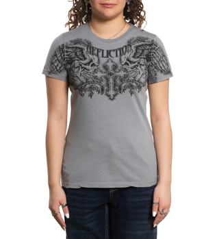 Affliction Women's T-shirt Winged Up