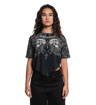 Affliction Women's T-shirt Collapse