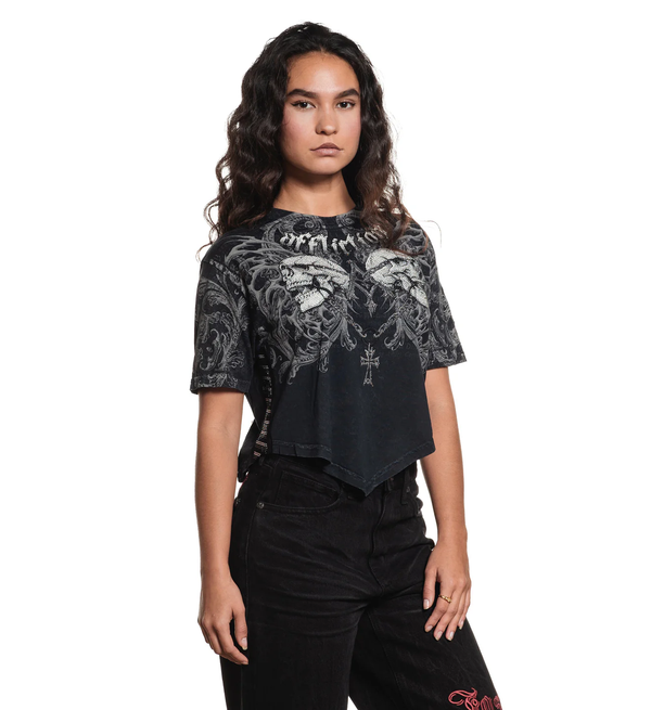 Affliction Women's T-shirt Collapse