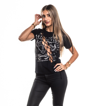 Affliction Women's T-shirt Portrayal