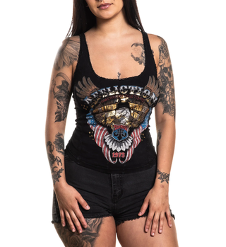 Affliction Women's Tanks/Top T-shirt Free Ride