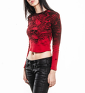 Affliction Women's Long Sleeve Thermal Shirt Sands of Burden